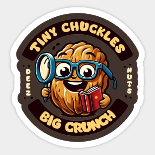 Tiny chuckless, big crunch Sticker